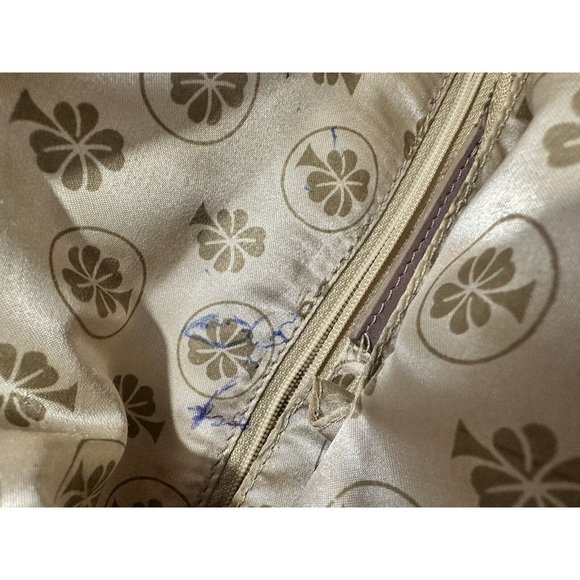 4 Leaf Clover Genuine Leather Shoulder Bag Lilac Purple Crossbody Organizer Zip - Picture 5 of 8